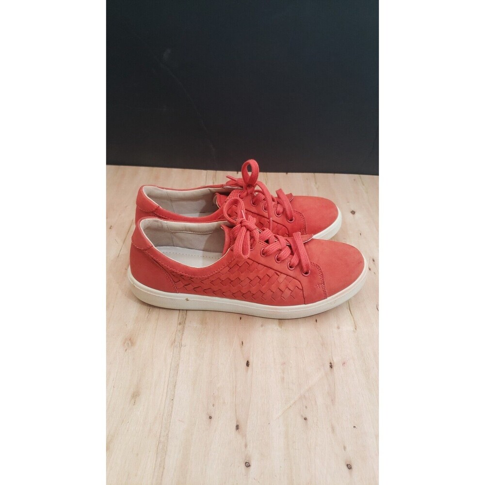 Hotter Brooke - STD Woven Detail Shoes Red US Size 8 UK size 6 EU  size 39